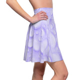 Lavender Water Mark Skater Skirt