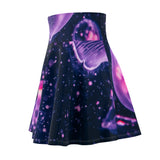Purple Jellyfish Skater Skirt