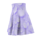 Lavender Water Mark Skater Skirt