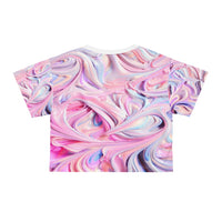 Swirl Frosting Crop Tee