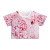 Pink Carnation Crop Tee