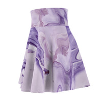 Purple Oil Skater Skirt