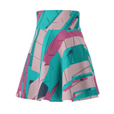 Teal & Pink Shaker Skater Skirt
