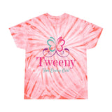 Turquoise Logo Tie-Dye Tee, Cyclone