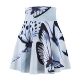 Butterfly Silhouette  Skater Skirt