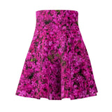 Fuchsia Field Flowers Skater Skirt