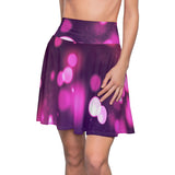 Fuchsia Spot Light Skater Skirt