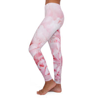 Pink Carnation Spandex Leggings