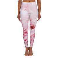 Pink Carnation Spandex Leggings