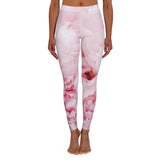 Pink Carnation Spandex Leggings