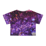 Purple Jewel Crop Tee