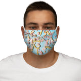 Teal Candy Snug-Fit Polyester Face Mask
