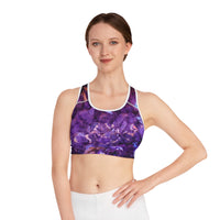 Purple Jewel Sports Bra