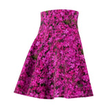 Fuchsia Field Flowers Skater Skirt