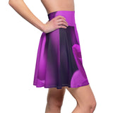 Purple Peddles Skater Skirt