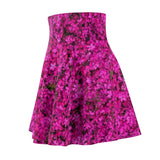 Fuchsia Field Flowers Skater Skirt