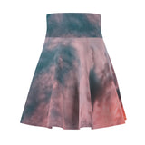 Coral Clouds Skater Skirt