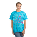 Turquoise Logo Tie-Dye Tee, Cyclone