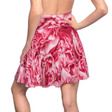 Dark Pink Carnation Skater Skirt