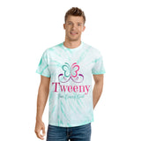Turquoise Logo Tie-Dye Tee, Cyclone