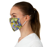 Floral Field Fabric Face Mask