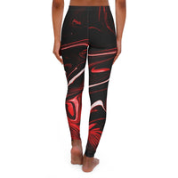 Ruby Paint Spandex Leggings