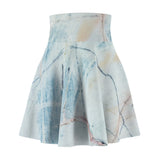 Blue Granite Skater Skirt