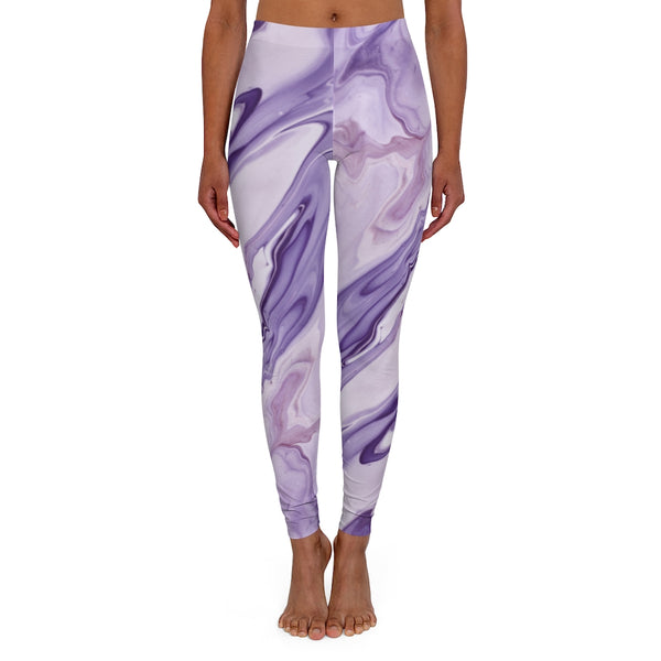 Purple Oil Spandex Leggings