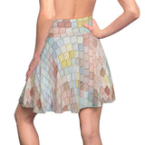 Soft Tiles Skater Skirt