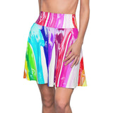 Spilled Paint Skater Skirt