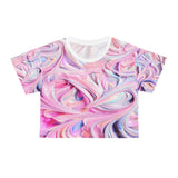 Swirl Frosting Crop Tee