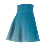 Teal Fade Skater Skirt