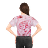 Pink Carnation Crop Tee