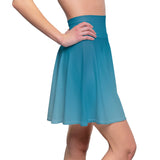 Teal Fade Skater Skirt