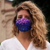 Purple/Navy Candy Snug-Fit Polyester Face Mask
