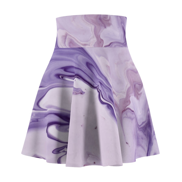 Purple Oil Skater Skirt