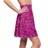 Fuchsia Field Flowers Skater Skirt