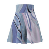 Lavender & Blue Oil Skater Skirt
