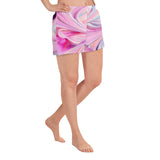 Swirl Frosting Athletic Short Shorts
