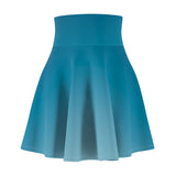 Teal Fade Skater Skirt
