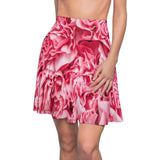 Dark Pink Carnation Skater Skirt