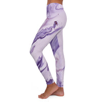 Purple Oil Spandex Leggings