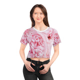 Pink Carnation Crop Tee