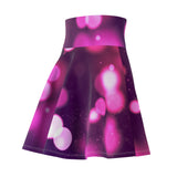 Fuchsia Spot Light Skater Skirt