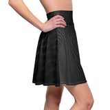 Black Waves Skater Skirt