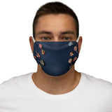 Navy Lollipop Snug-Fit Polyester Face Mask
