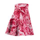 Dark Pink Carnation Skater Skirt