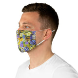 Floral Field Fabric Face Mask