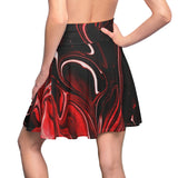 Ruby Paint Skater Skirt