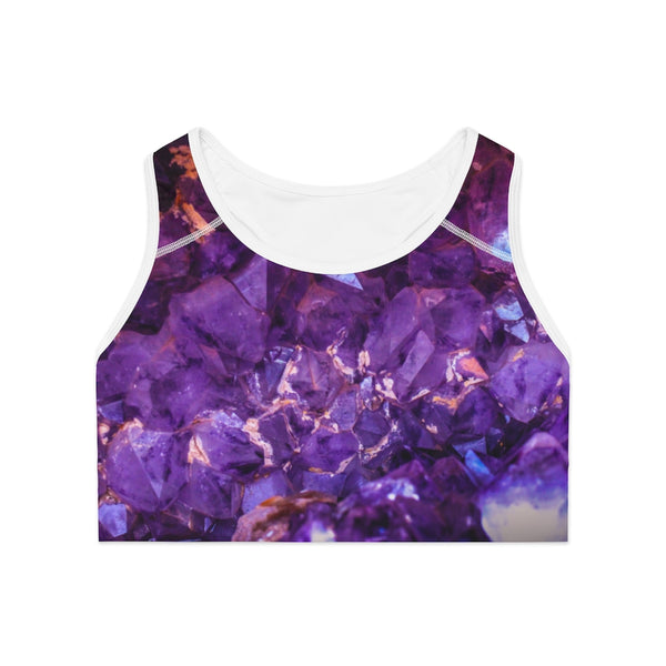 Purple Jewel Sports Bra